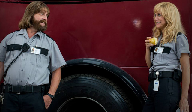 Zach Galifianakis and Kristen Wiig star in 'Masterminds', filmed in western North Carolina.